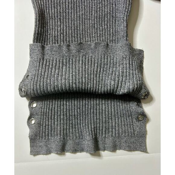 Yoki Gray Turtleneck Sweater Pullover Women L - Picture 6 of 13